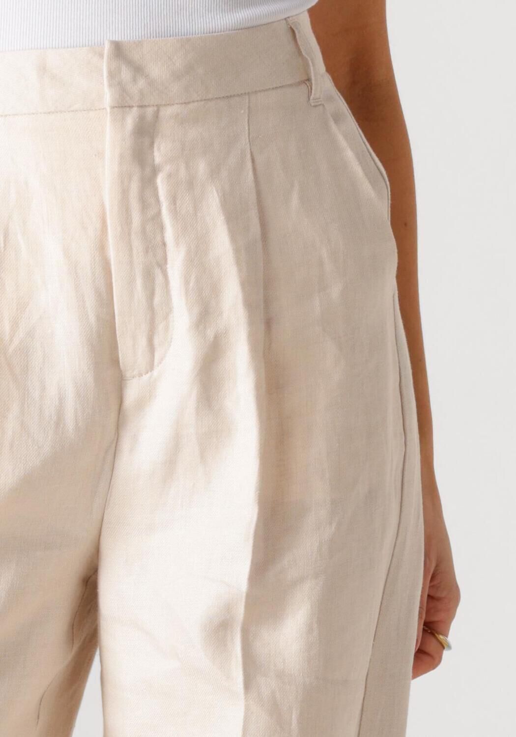 COPENHAGEN MUSE Dames Broeken Nature White Pant Ecru