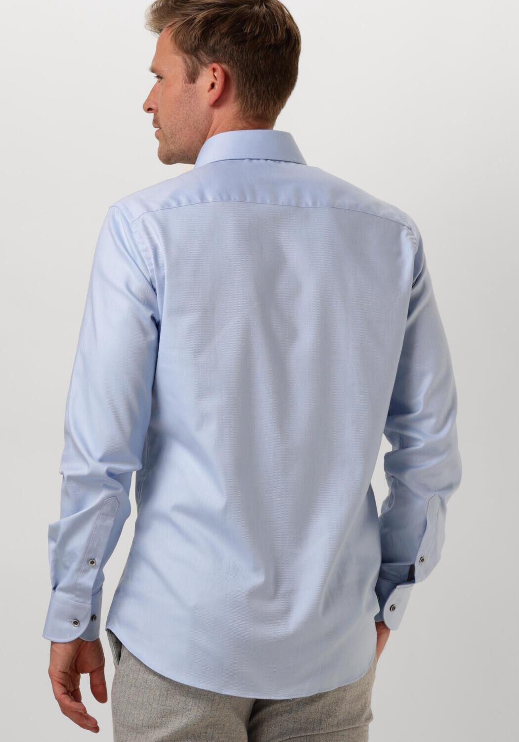 PROFUOMO Heren Overhemden Shirt Cutaway Sc Sf Non Iron Lichtblauw