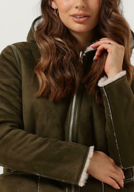 Groene GOOSECRAFT Gewatteerde jas GC ADELYN COAT - large