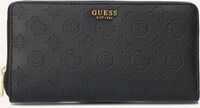 Zwarte GUESS Portemonnee ZANELLE SLG CHEQUE ORGANIZER - medium