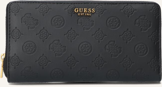 Zwarte GUESS Portemonnee ZANELLE SLG CHEQUE ORGANIZER Zwarte GUESS Portemonnee ZANELLE SLG CHEQUE ORGANIZER - large