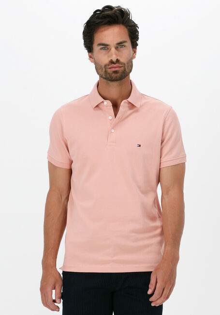 Lichtroze TOMMY HILFIGER Polo 1985 SLIM POLO - large