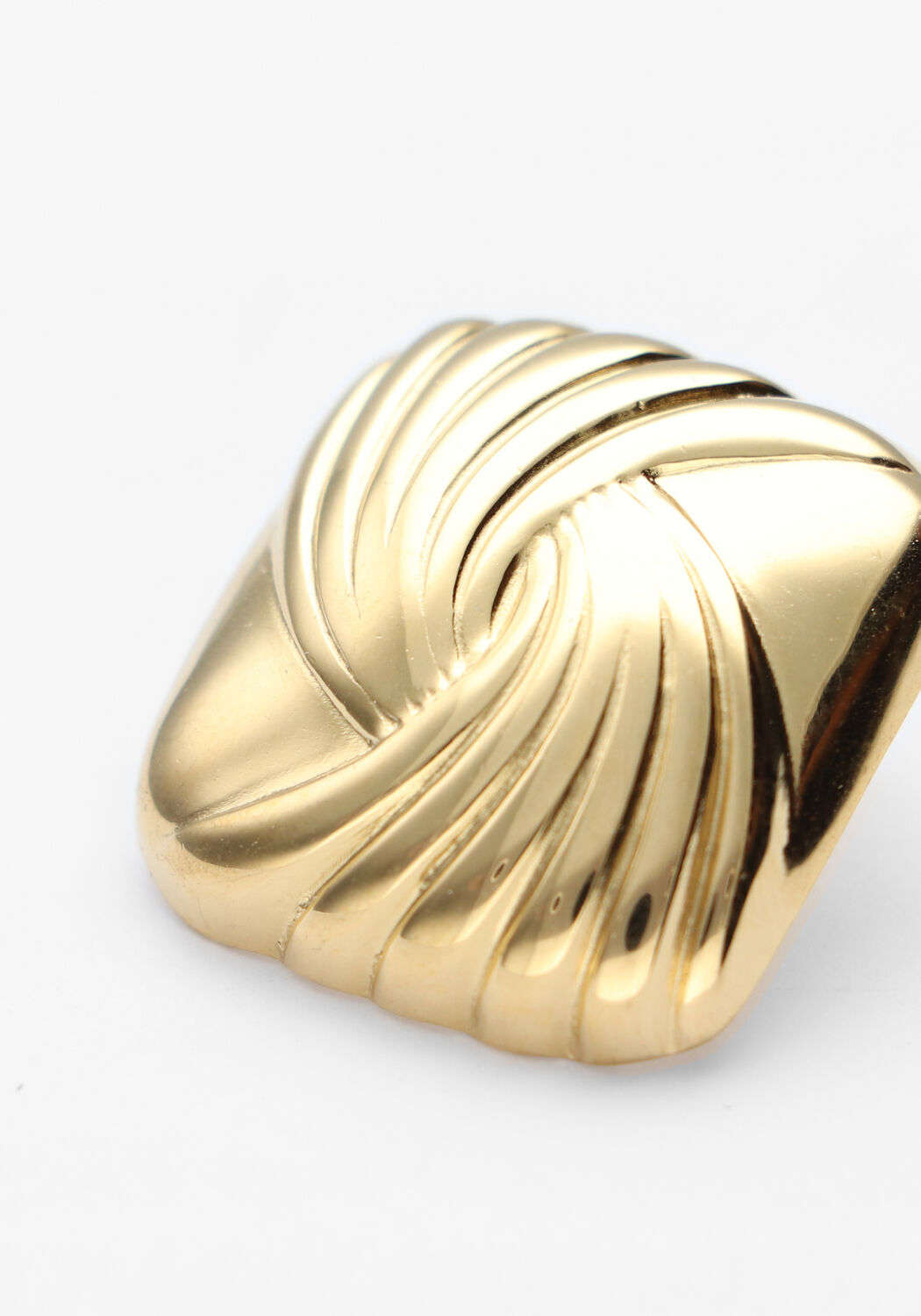 Goudkleurig NOTRE-V Oorbellen EARRING OLD SQUARE - large