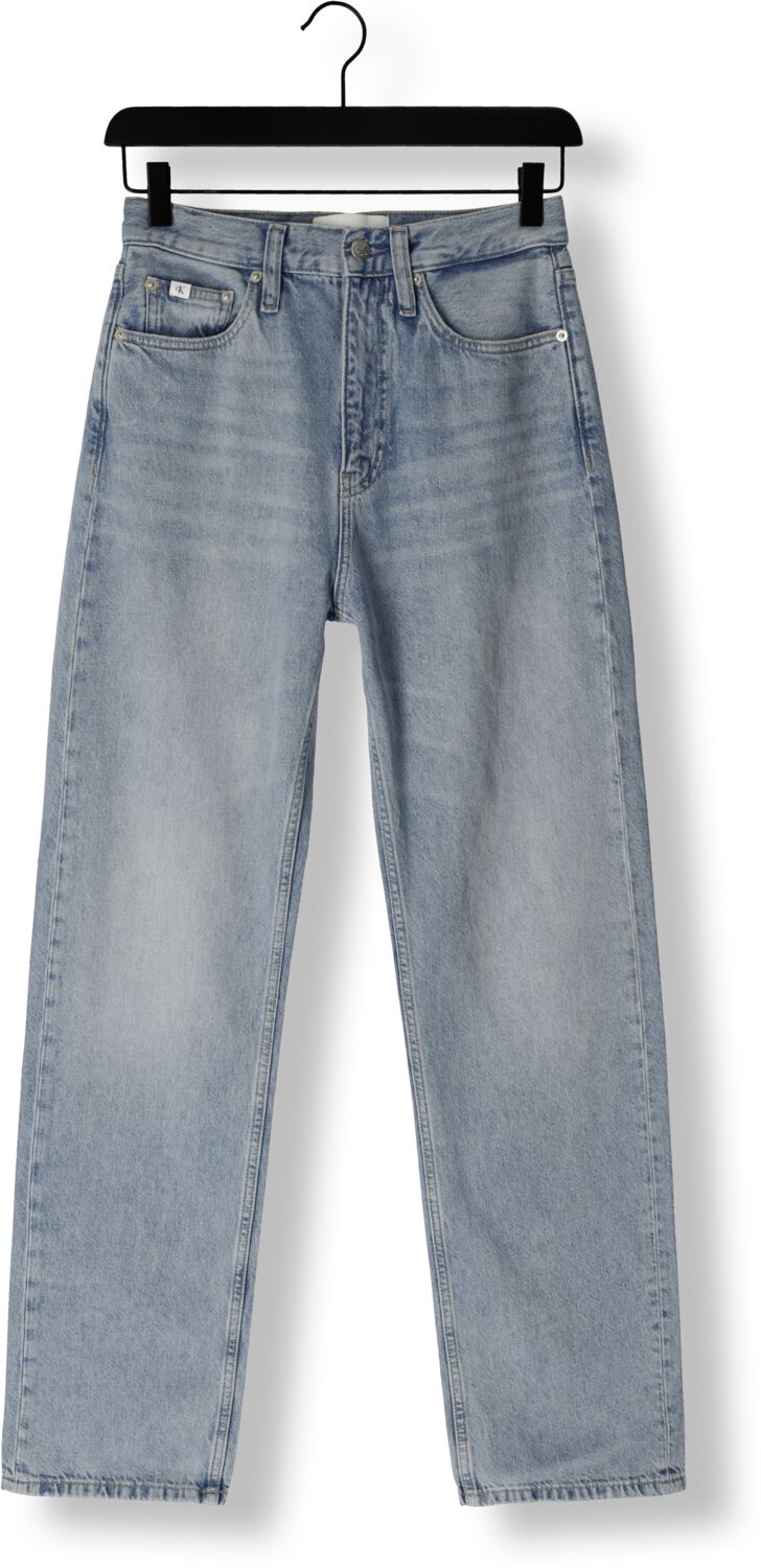 CALVIN KLEIN Dames Jeans High Rise Straight Blauw