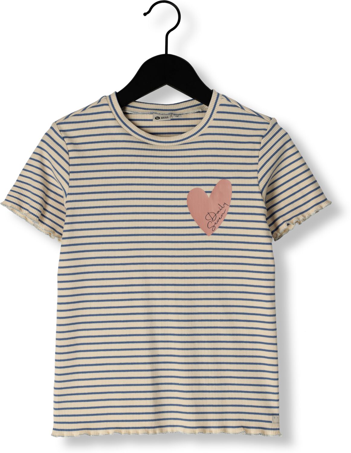 DAILY7 Meisjes Tops & T-shirts T-shirt Striped Wit
