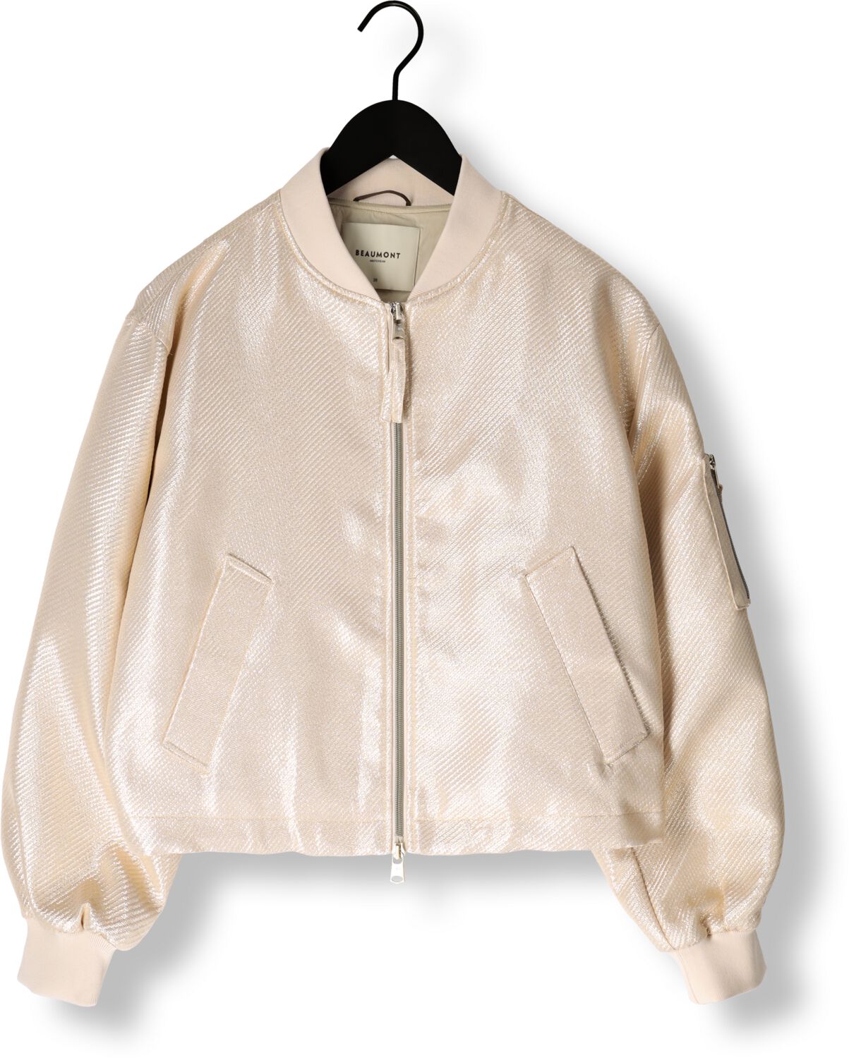 BEAUMONT Dames Jassen Goldie Bomber Jacket Beige