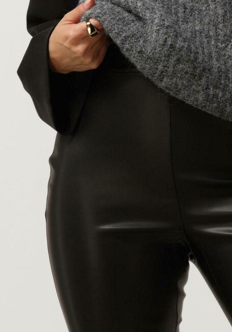 Zwarte SIMPLE Legging JER-POLY-PU-23-1 - large