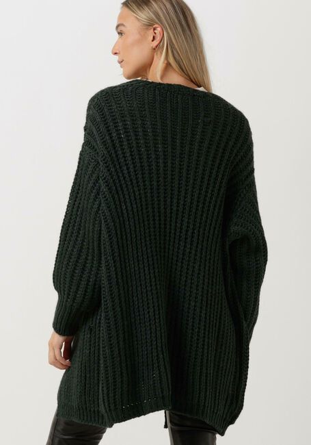 Groene SIMPLE Vest OLIVE KNIT-WO-22-3 - large