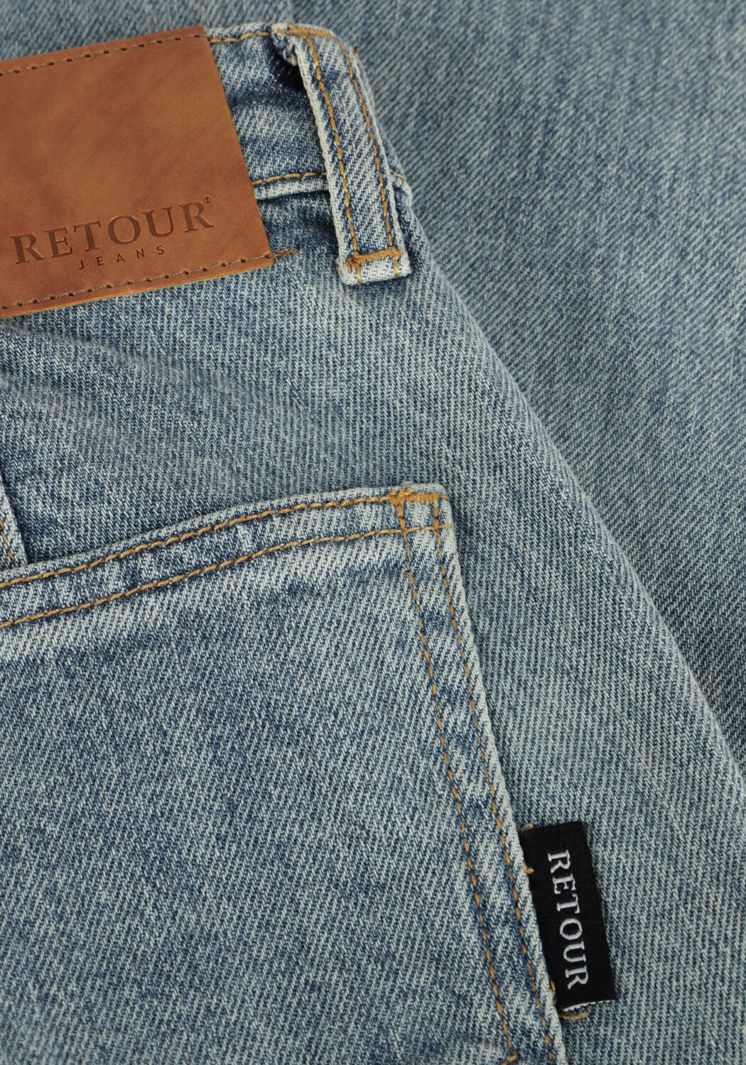 Blauwe RETOUR Wide jeans REESE - large