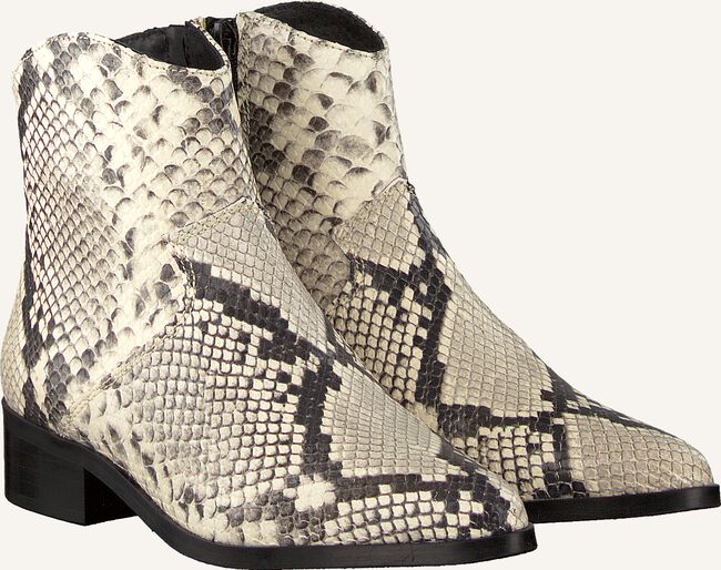 Witte DEABUSED Enkellaarsjes 7434 Witte DEABUSED Enkellaarsjes 7434 - large