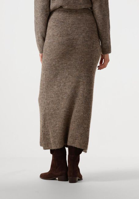 Taupe YDENCE Maxirok KNITTED SKIRT LAINEY - large