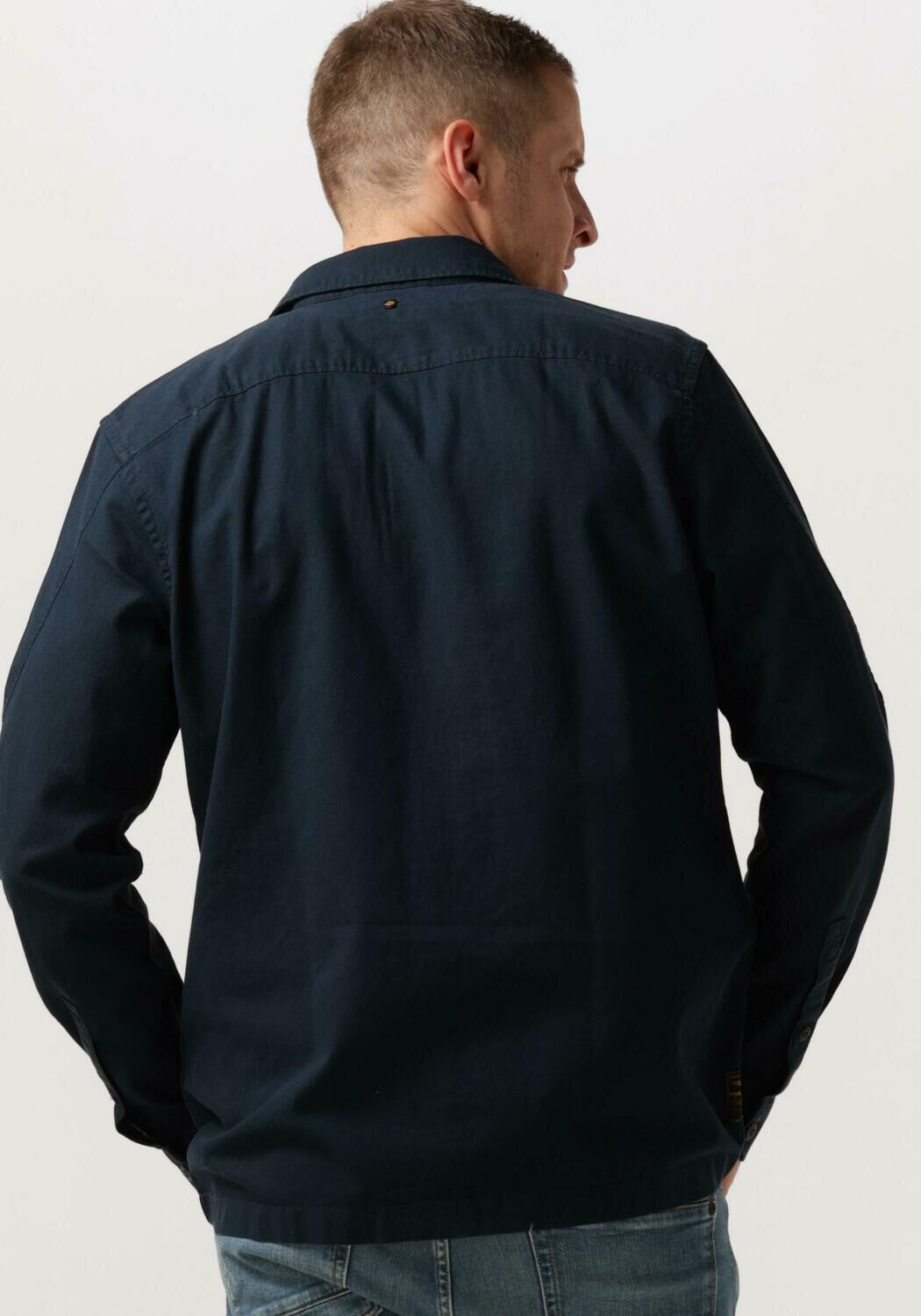 PME LEGEND Heren Overhemden Long Sleeve Shirt Ctn Matt Weave Blauw