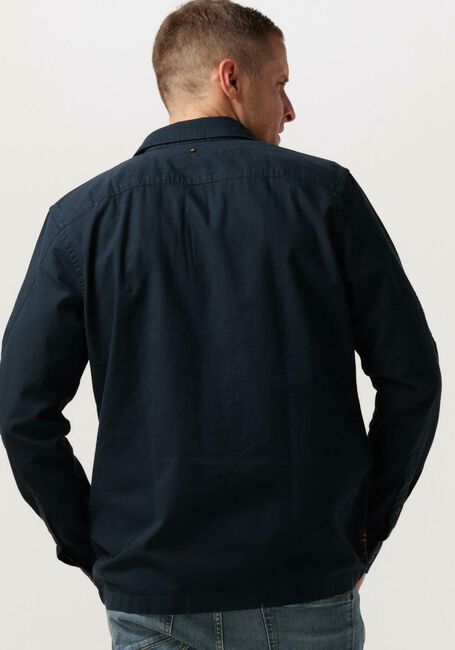 Blauwe PME LEGEND Casual overhemd LONG SLEEVE SHIRT CTN MATT WEAVE - large