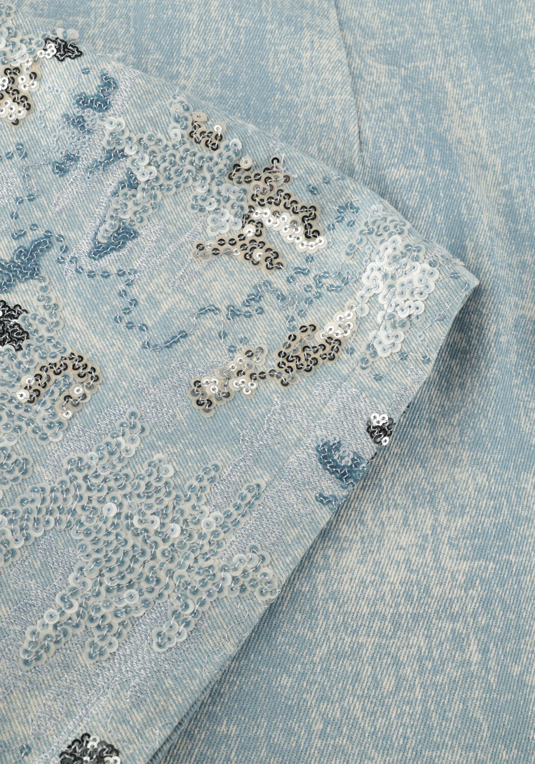 Lichtblauwe MOVES Minirok SAYLOR SKIRT 4615 - large