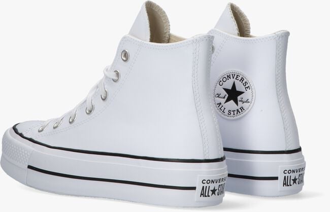 High Top Witte All Stars Wassen Witte Converse Hoge Sneakers Chuck