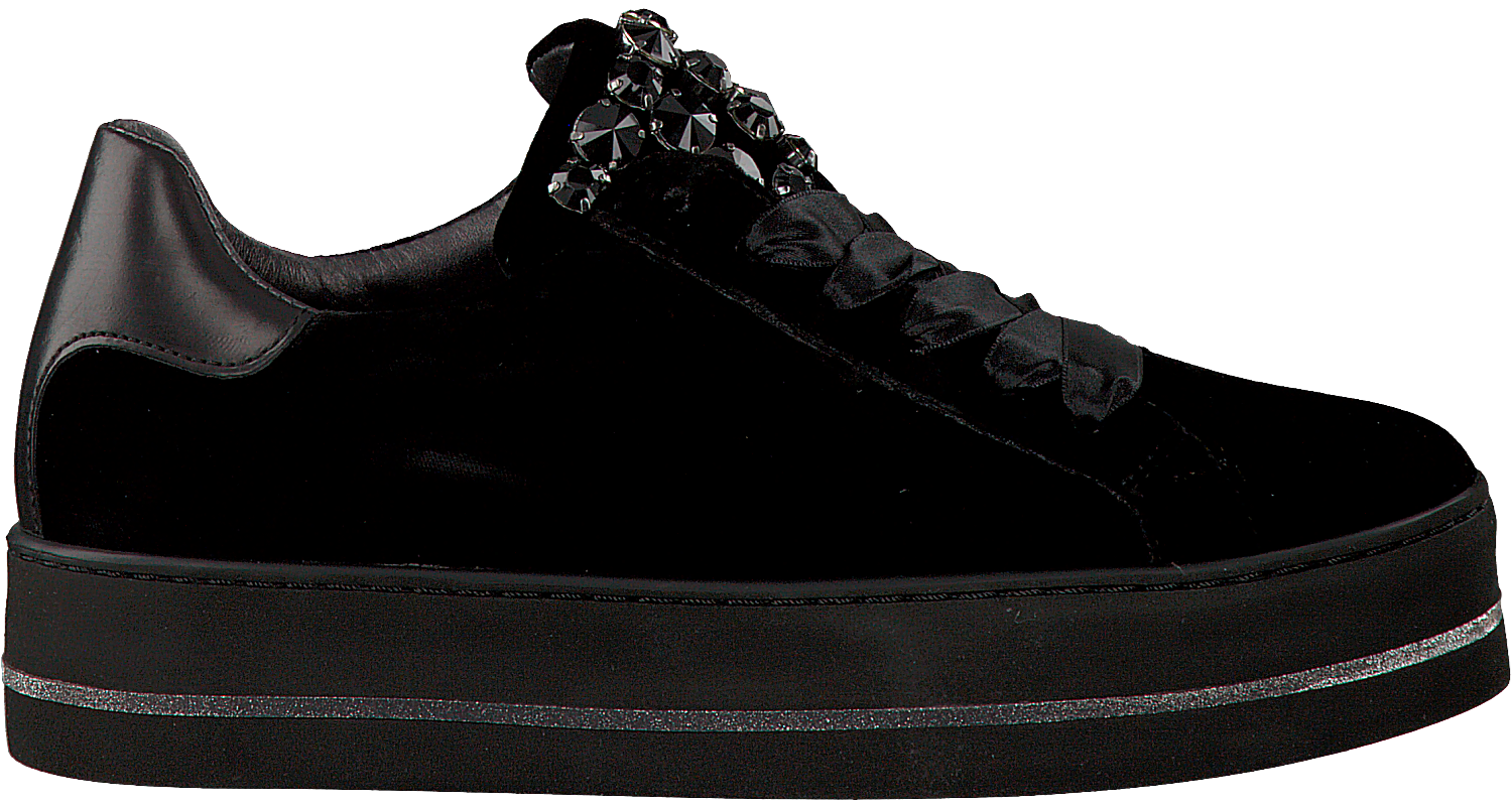 Maripe Olivia Wit/Zwart Damessneakers - Van Arendonk