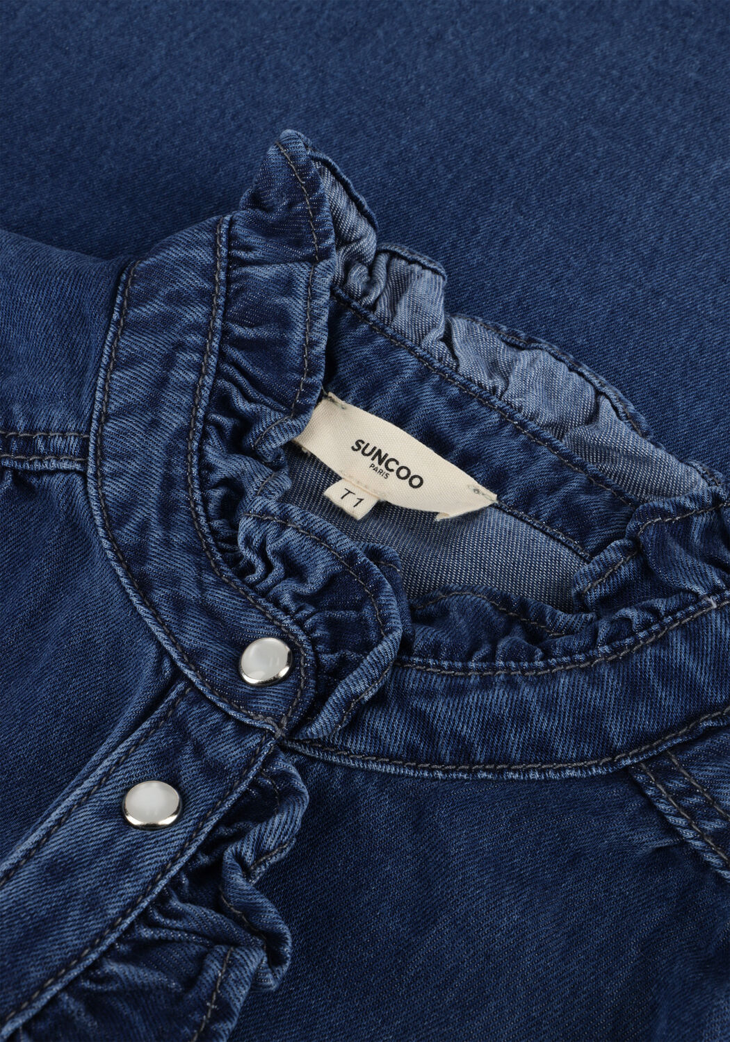 Blauwe SUNCOO Blouses LAURA - large