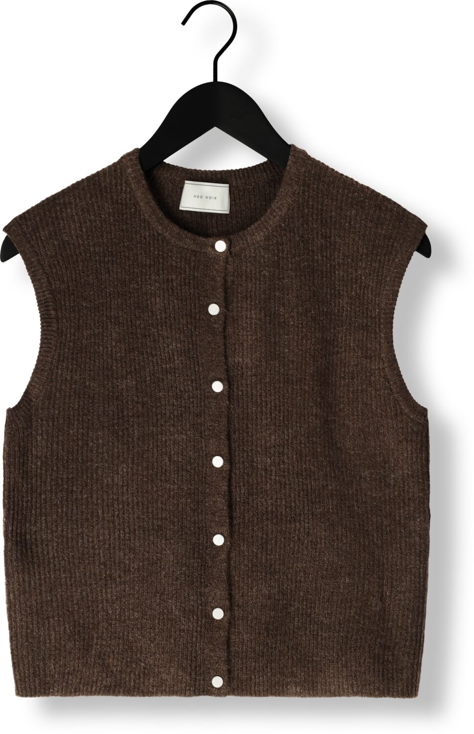 NEO NOIR Dames Truien & Vesten Everest Knit Vest Bruin