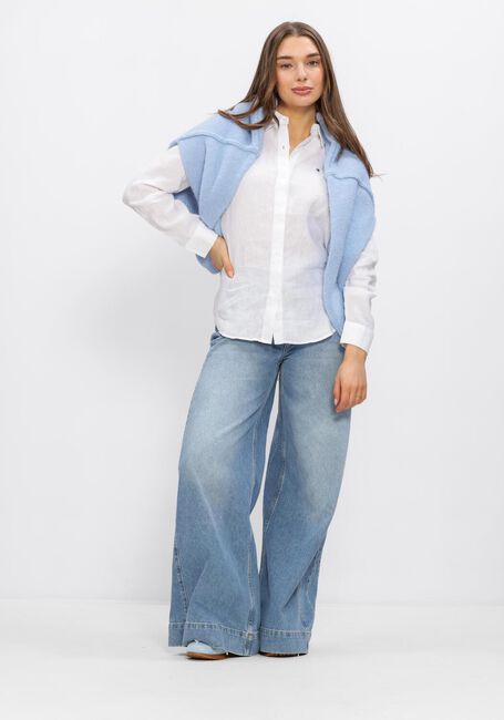 Witte TOMMY HILFIGER Blouses ESS LINEN RELAXED LS - large