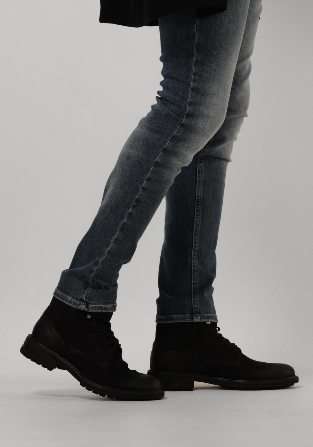 Zwarte PANTOFOLA D'ORO Veterboots CAMPIGLIO HIGH PELLE - large