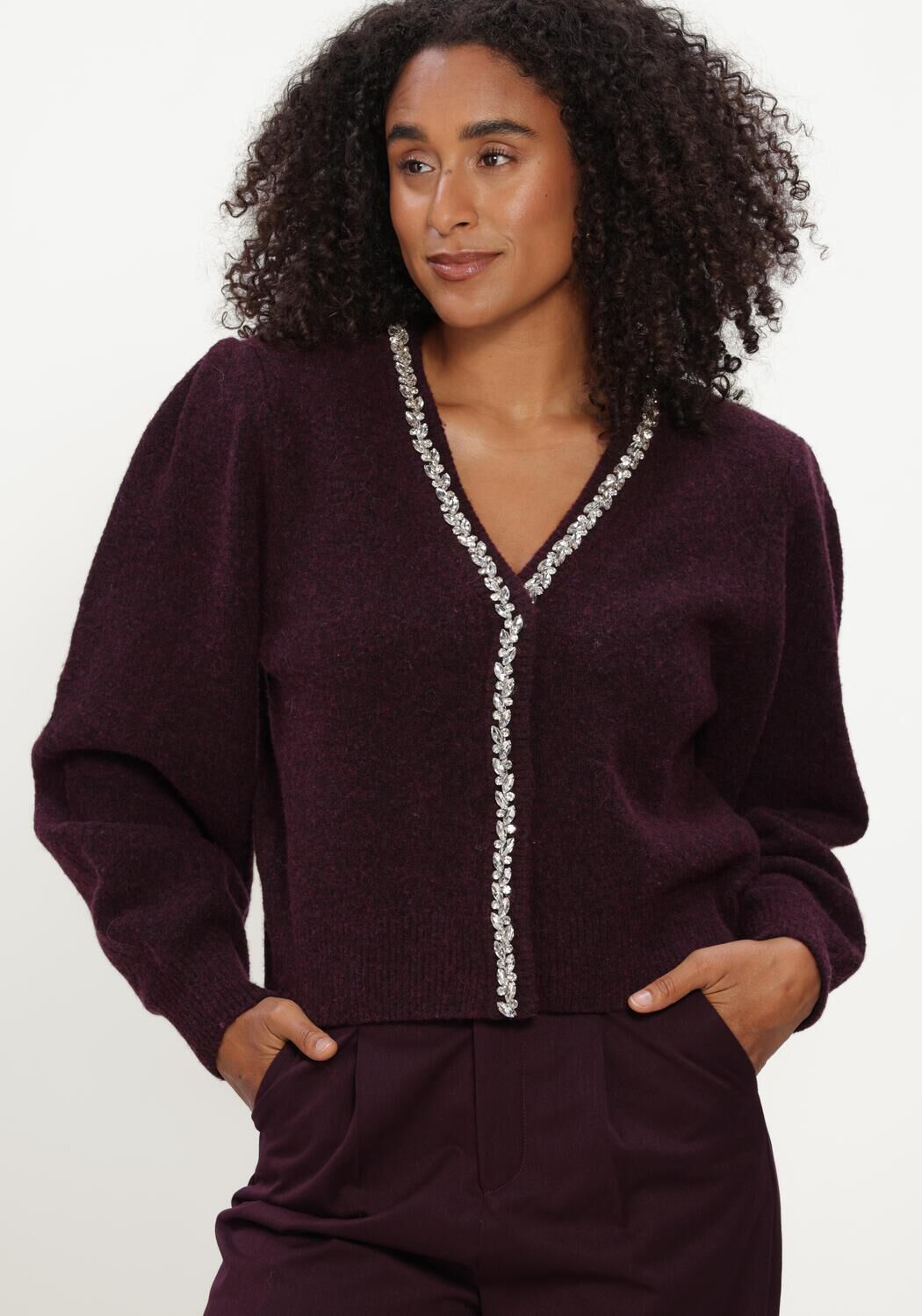 Bordeaux AMAYA AMSTERDAM Trui SIA KNITWEAR - large