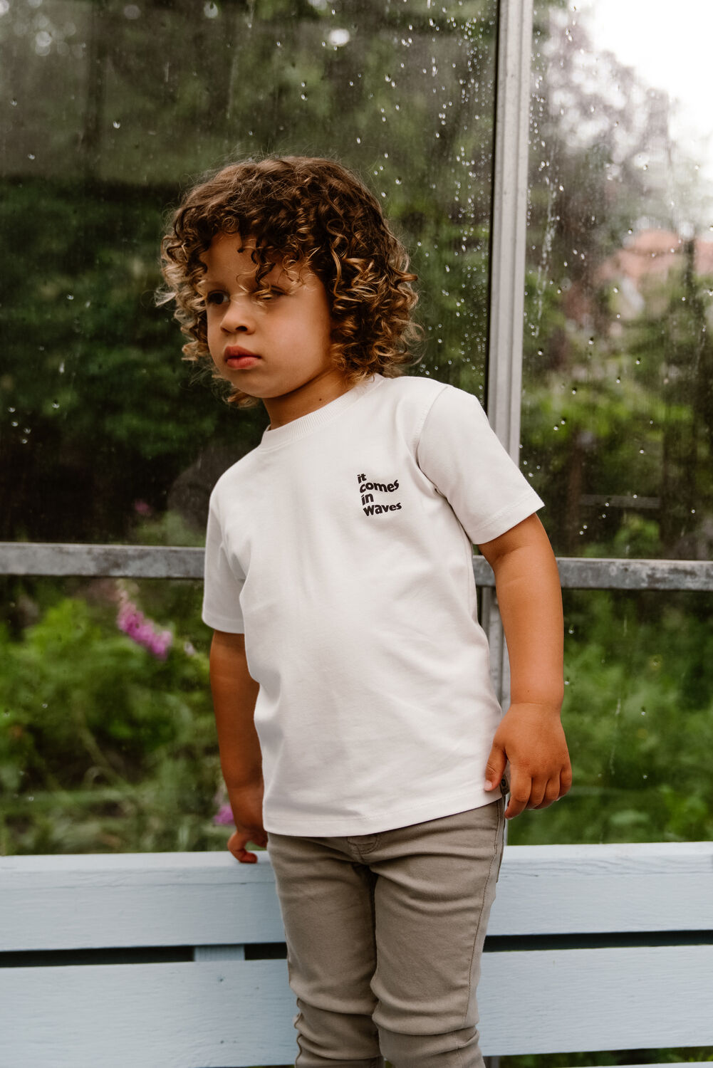 DAILY7 Jongens Polo's & T-shirts T-shirt Print Wit