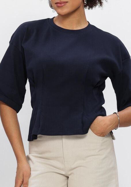 Donkerblauwe MINUS Top MSJUNIANA GOTST-SHIRT - large