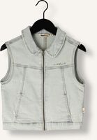 Lichtblauwe MOODSTREET Gilet GIRLS DENIM GILET - medium