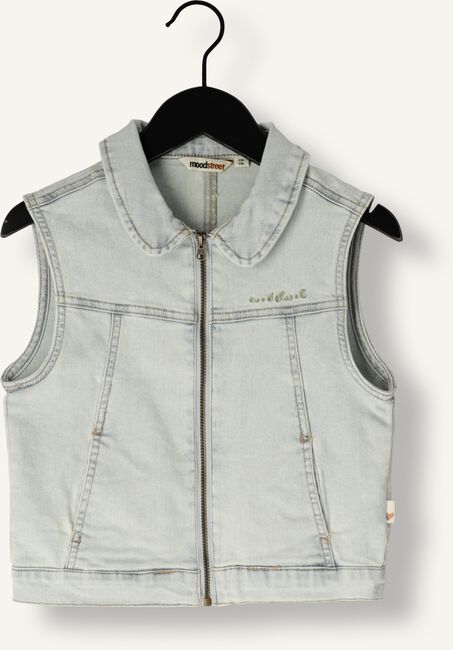 Lichtblauwe MOODSTREET Gilet GIRLS DENIM GILET Lichtblauwe MOODSTREET Gilet GIRLS DENIM GILET - large