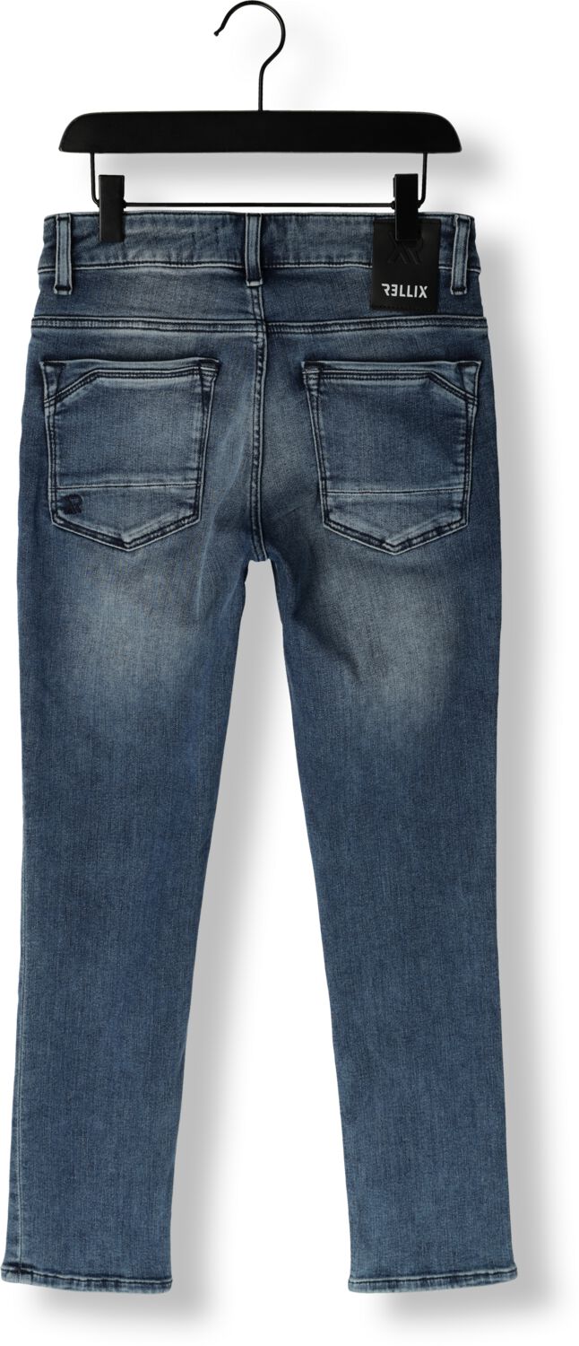 RELLIX Jongens Jeans 154 Used Medium Denim Lichtblauw