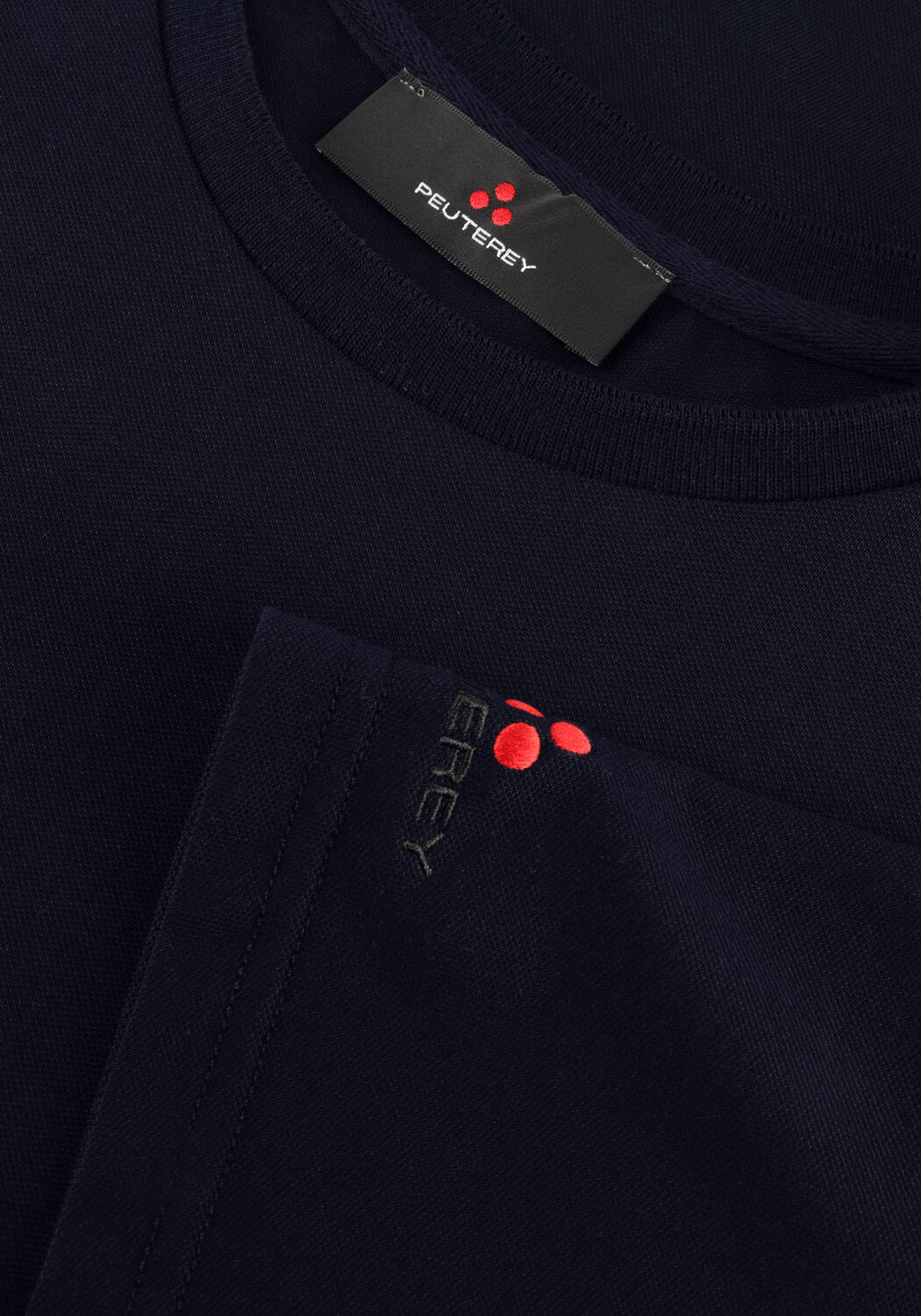 Donkerblauwe PEUTEREY T-shirt ZOLE 02 - large