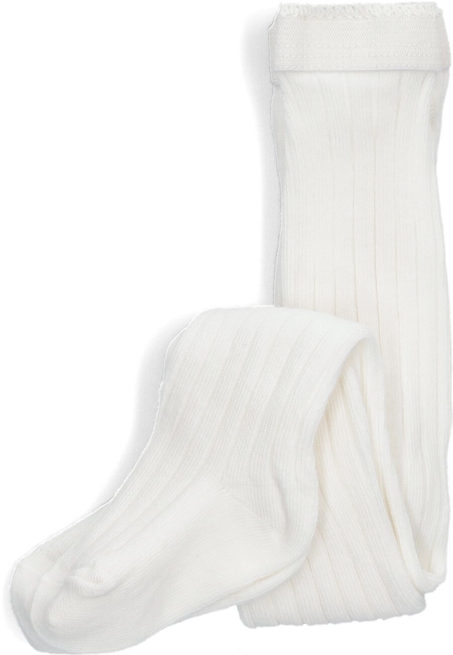 MP DENMARK Meisjes Maillots Cotton Rib Tights Gebroken Wit