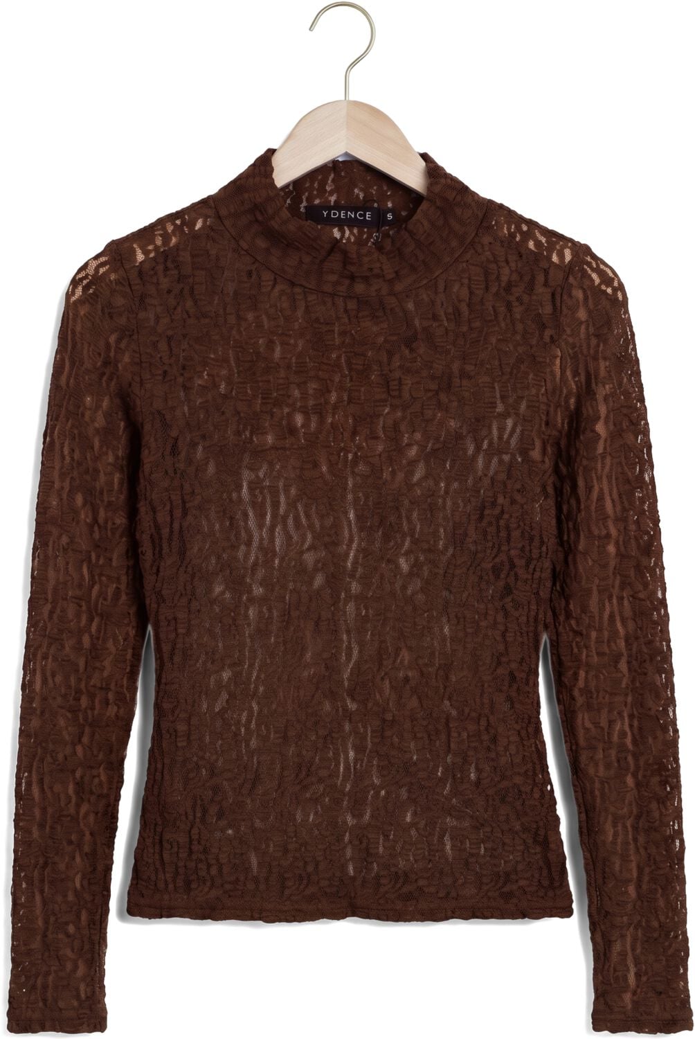 YDENCE Dames Tops & T-shirts Top Roberta Bruin