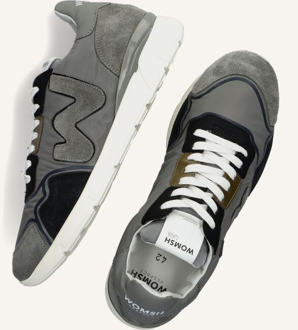Grijze WOMSH Lage sneakers RUNNY HEREN Grijze WOMSH Lage sneakers RUNNY HEREN - large