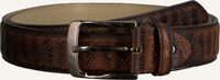 Bruine REHAB Riem BELT SNAKE STRIPES - medium