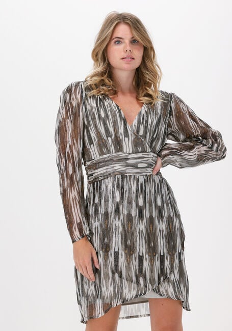 Grijze SOFIE SCHNOOR Mini jurk NAKITA - large