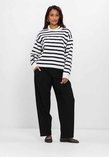 Donkerblauwe DANTE6 Sweater TWIXA STRIPE 3D LOGO SWEATER - large