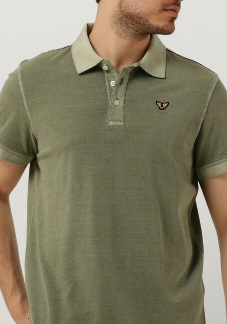 Olijf PME LEGEND Polo SHORT SLEEVE POLO GARMENT DYED PIQUE - large