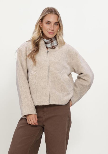 Ecru SELECTED WOMEN Jack SLWJACQUELINE WOOL BLEND - large
