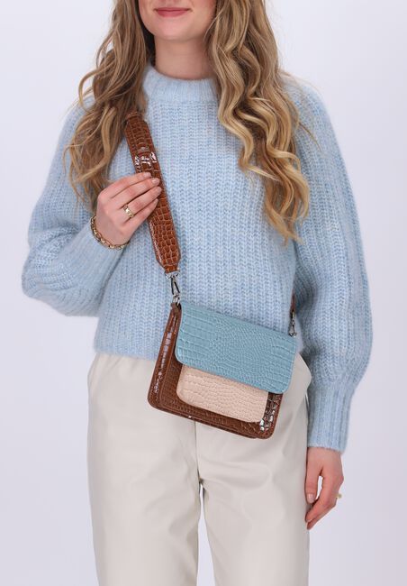 Bruine HVISK Schoudertas CAYMAN POCKET MULTI Bruine HVISK Schoudertas CAYMAN POCKET MULTI - large