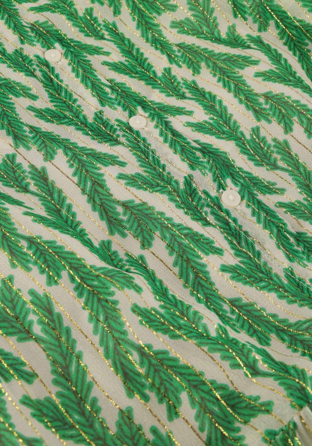 Groene LOLLYS LAUNDRY Maxi jurk NEE DRESS - large