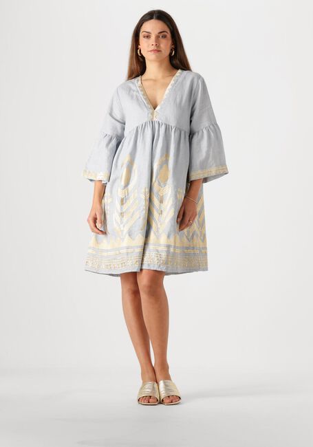 Grijze GREEK ARCHAIC KORI Mini jurk 231114 - large