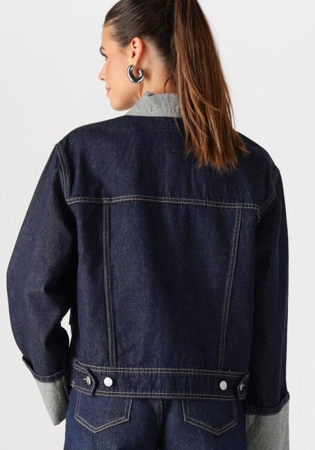 Donkerblauwe Y.A.S. Spijkerjas YASMARIA LS DENIM JACKET S. - large