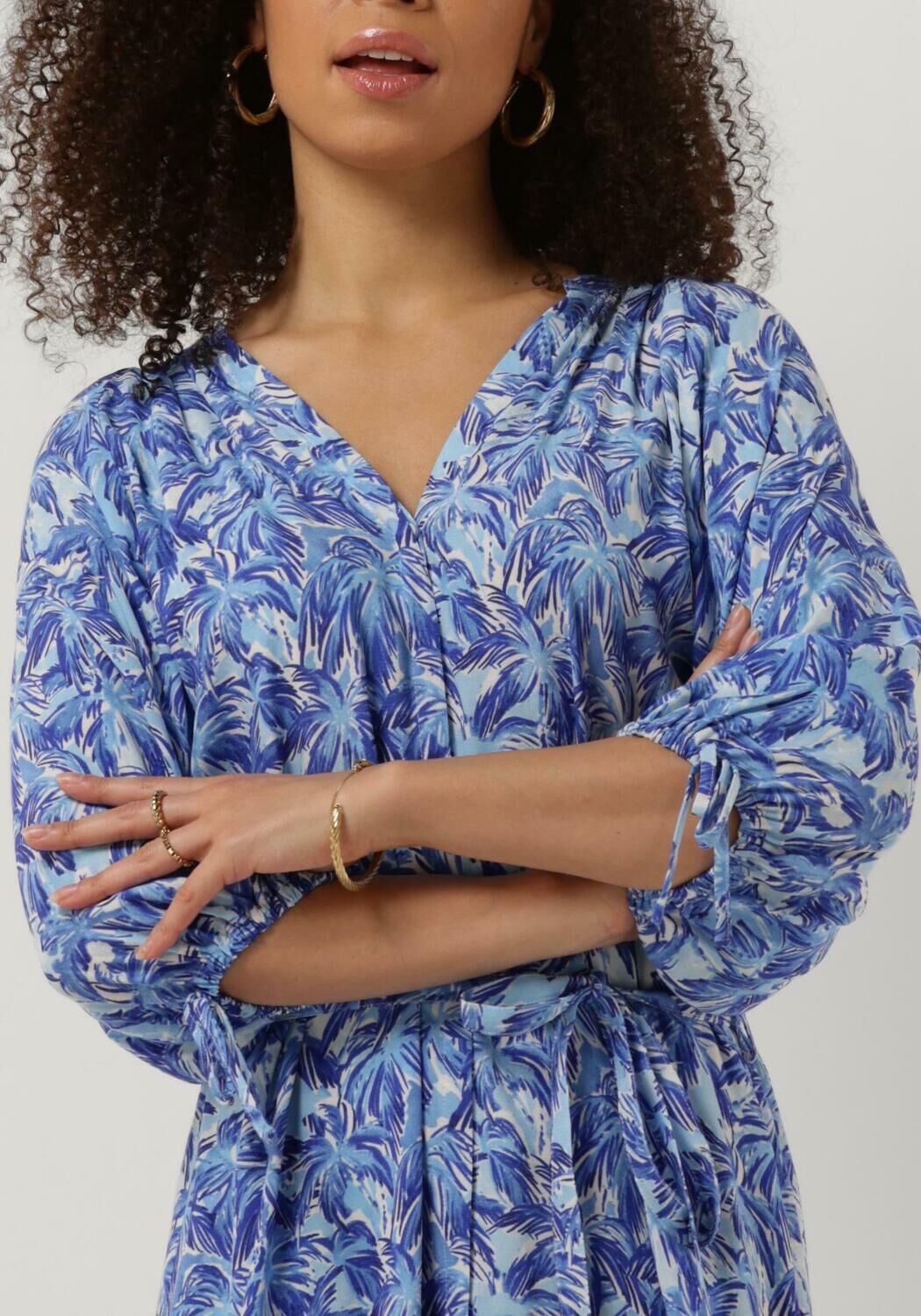Fabienne chapot jurk blauw shop