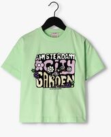 Groene SCOTCH & SODA T-shirt OVERSIZED ARTWORK T-SHIRT - medium