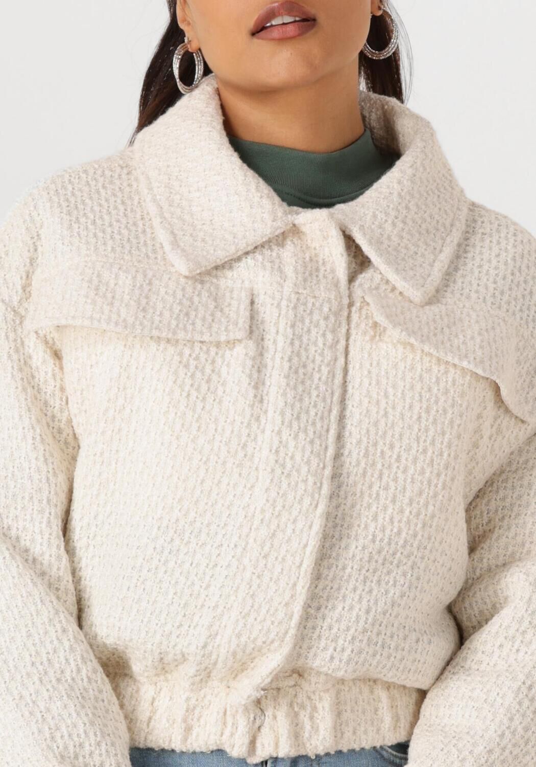 ANOTHER LABEL Dames Jassen Katia Jacket Ecru