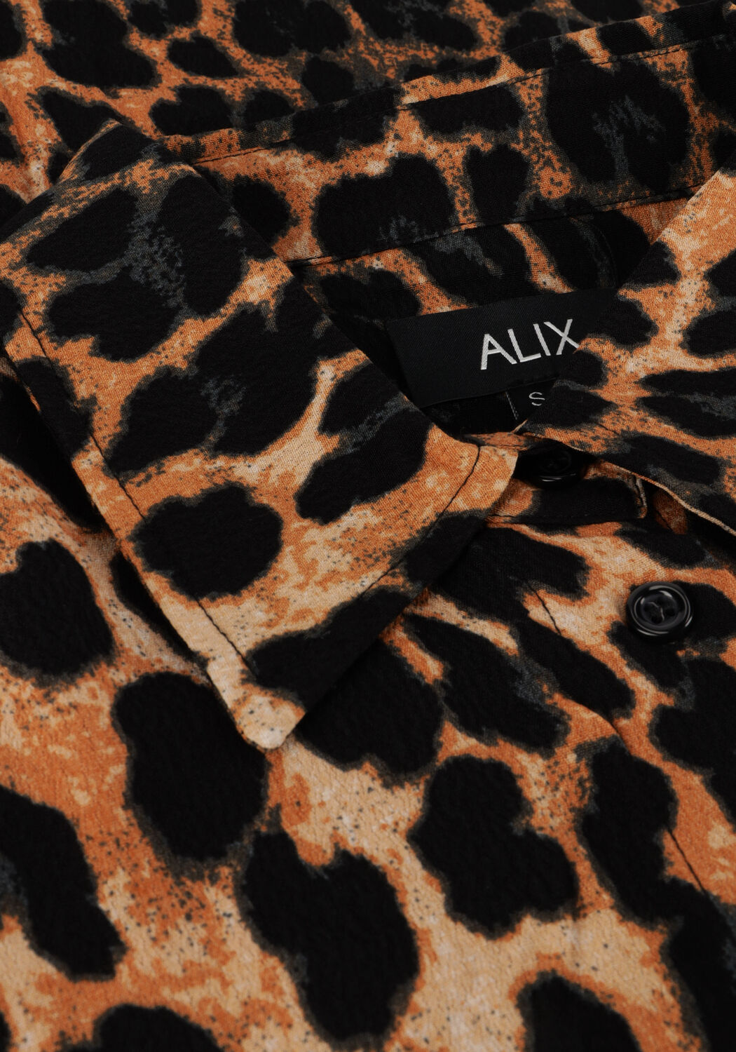 Bruine ALIX THE LABEL Blouses LADIES WOVEN ANIMAL BLOUSE - large