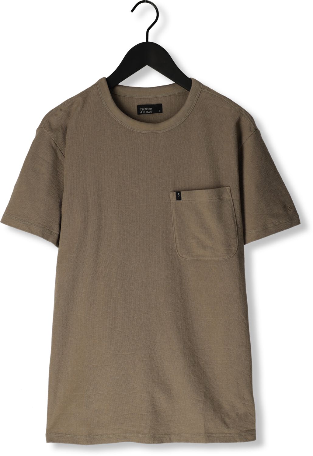 BUTCHER OF BLUE Heren Polo's & T-shirts Adrien Pkt Tee Beige