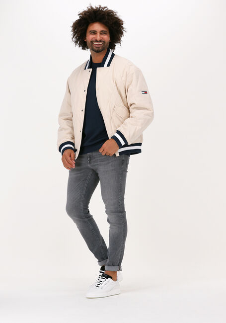 Donkerblauwe TOMMY JEANS Trui TJM ESSENTIAL LIGHT SWEATER - large