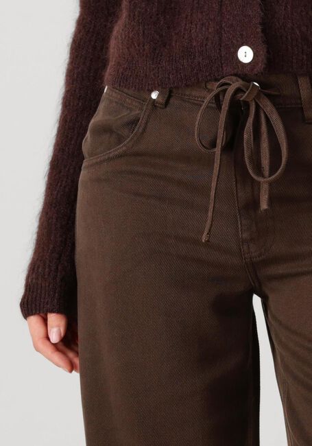 Bruine SECOND FEMALE Wide jeans IRVINE DENIM JEANS - large